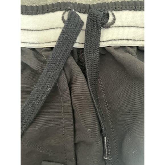 Patagonia Baggies Shorts Mens Small Black Nylon Swim Trunks Drawstring Pockets - Picture 6 of 14